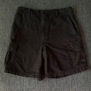 RHYTHM Men's Black Cargo Shorts